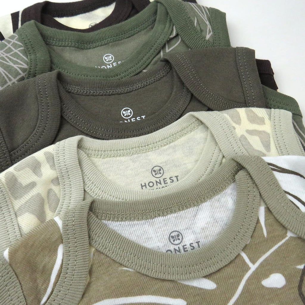 Sleeveless Bodysuits One-piece 100% Organic Cotton for Baby Boys, Girls, Unisex