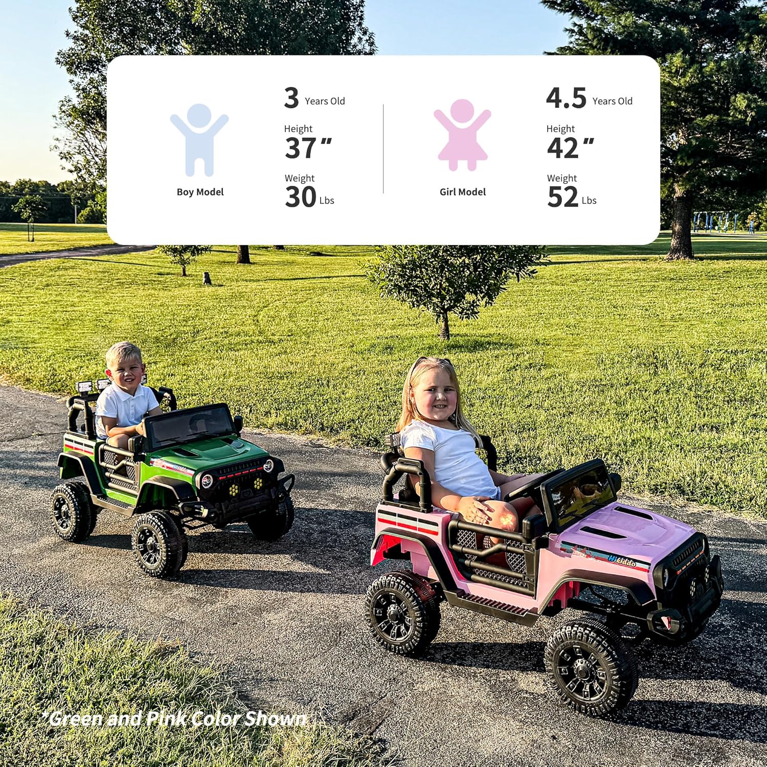 12V Kids Ride on Car Truck, Kids Electric Vehicles Car Ride on Toy for Toddlers 3-5 with Remote Control - White